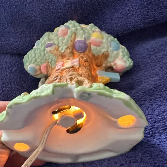 Easter Bunny Tree Night Light - Pastel Green by - Picture 8 of 9